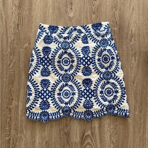 Printed Mini Skirt